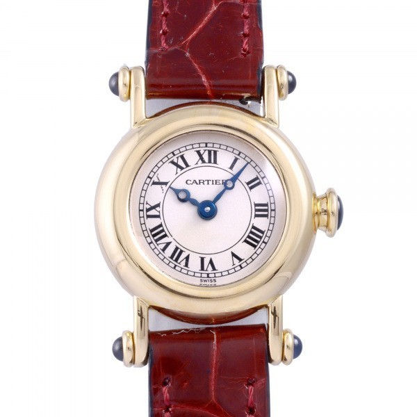 カルティエ Cartier ミニディアボロ W1511556 ホワイト文字盤 中古 腕時計 レディース