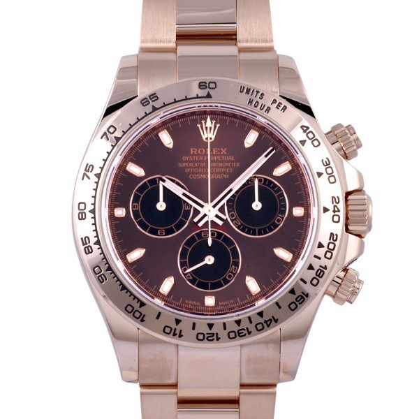ロレックス ROLEX デイトナ 116505 チョコレート/ブラック文字盤 中古 腕時計 メンズ
