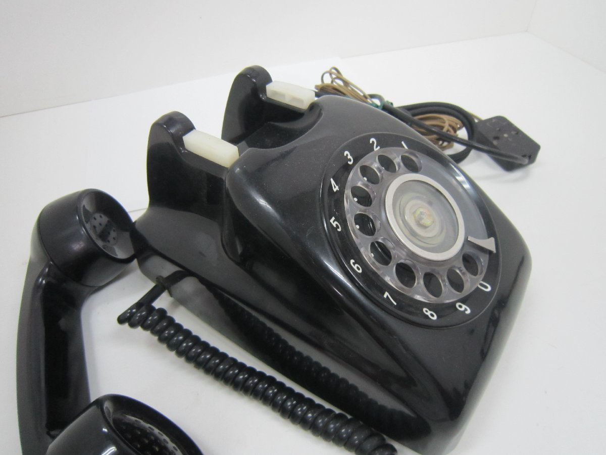  Japan electro- confidence telephone . company black telephone 600-A2 used 