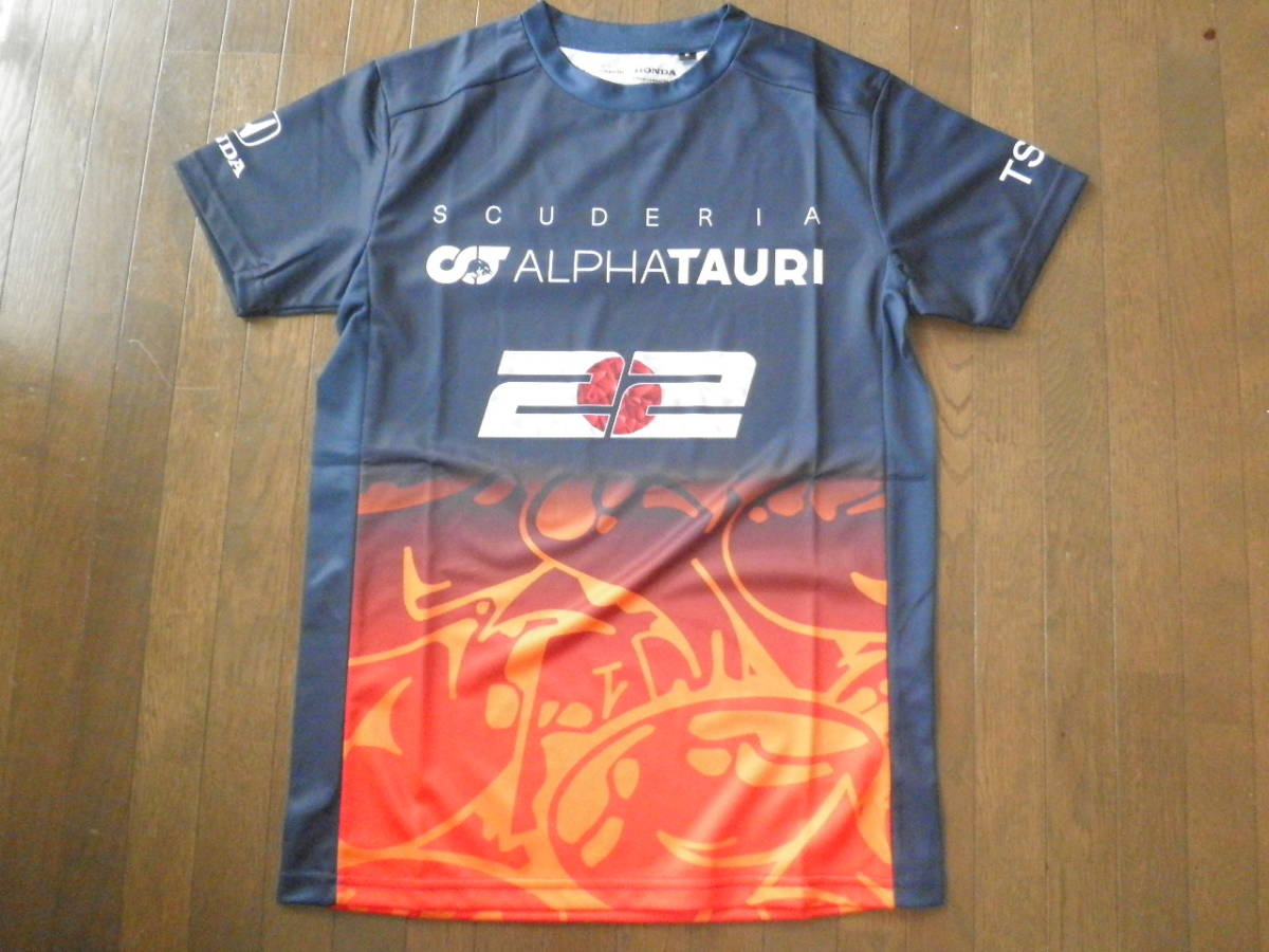 F1 アルタタウリホンダレーシングチームTシャツ No.22 角田裕毅 男性S