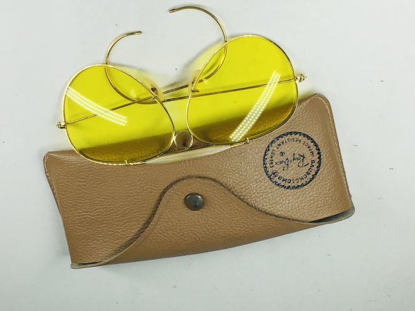 1円~】【B&L】レイバン Ray-Ban ティアドロップ イエローレンズ