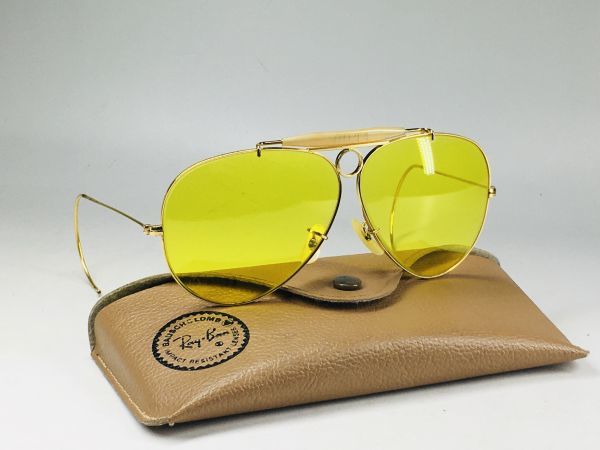 1円~】【B&L】レイバン Ray-Ban ティアドロップ イエローレンズ