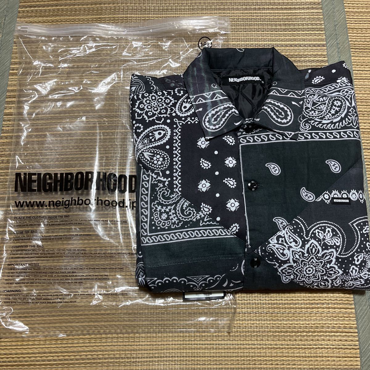 定価41800円 新品未使用 NEIGHBORHOOD BANDANA CHOPPED -1 E-SHIRT