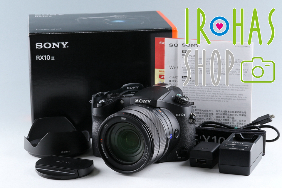 Sony Cyber-Shot RX10 III Digital Camera With Box *Display lamguage