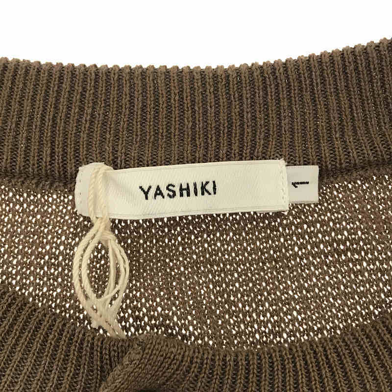 新品】 YASHIKI / ヤシキ | 2022SS | Namikage Henley Knit プレー