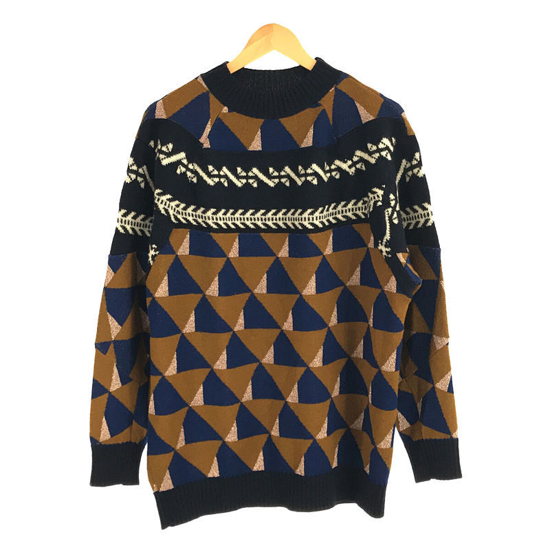 美品】 DRIES VAN NOTEN / ドリスヴァンノッテン | モックネック 総柄
