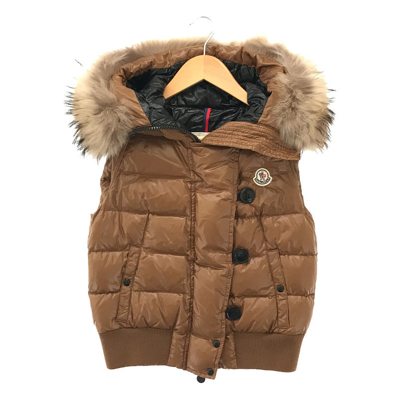 MONCLER / モンクレール | TARN GILET タルン ジレ ファーフード付き