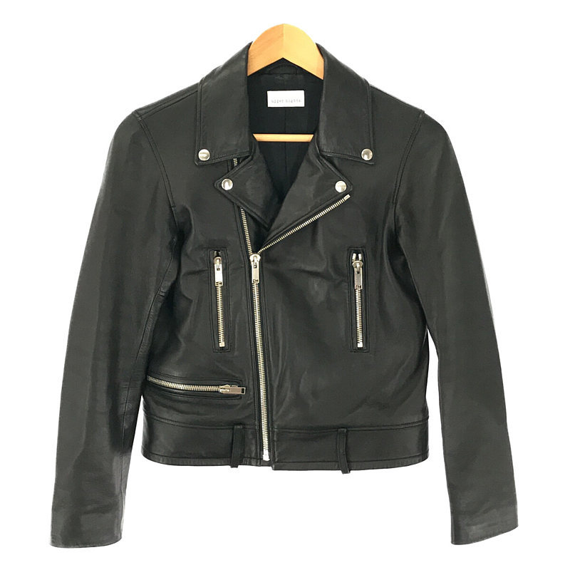 upper hights アッパーハイツ ダブル ライダース ジャケット レザー-