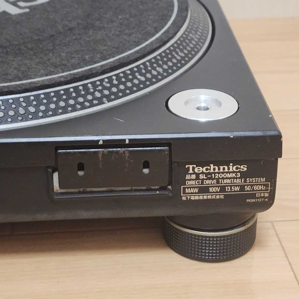 Technics テクニクス SL-1200 MK3 ターンテーブル レコードプレーヤー 動作品