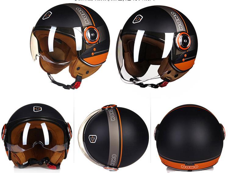 人気 BEON バイクヘルメット 超軽量 半帽ヘルメット ジェットヘルメット 半キャップヘルメット 男女兼用 21色16-XL_画像2