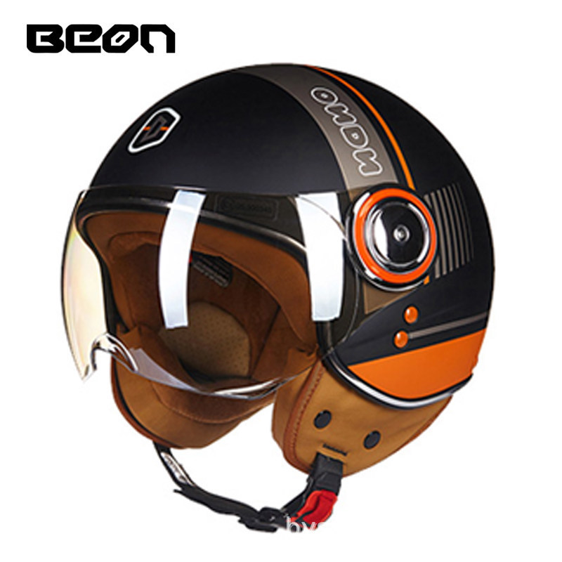 人気 BEON バイクヘルメット 超軽量 半帽ヘルメット ジェットヘルメット 半キャップヘルメット 男女兼用 21色16-XL_画像1