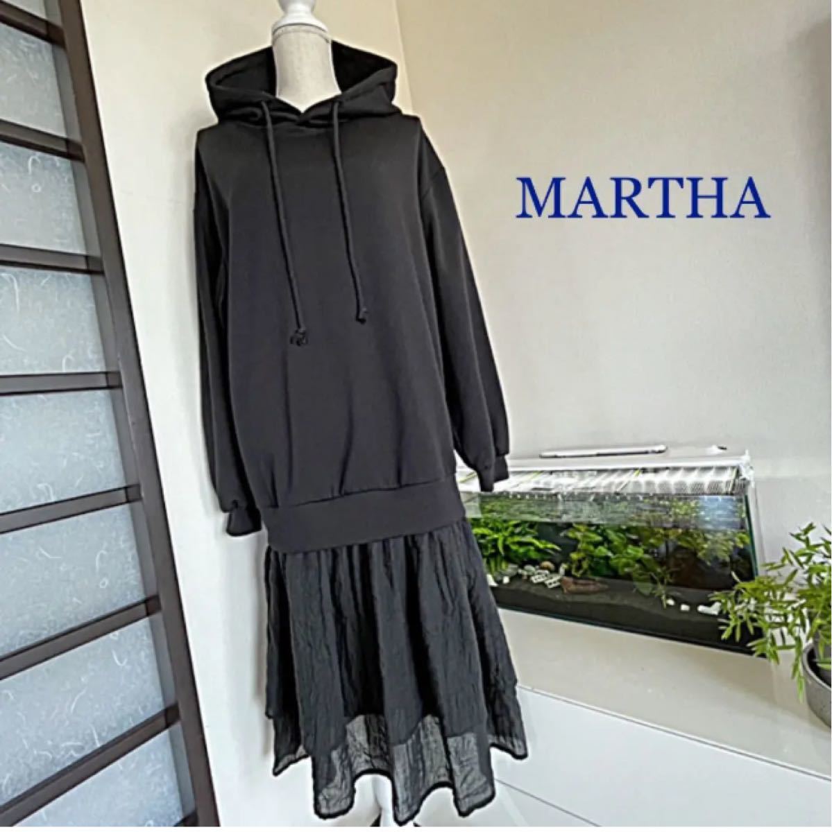Paypayフリマ Martha ワンピース オーバーサイズ 異素材ミックス Paypayフリマ Martha ワンピース オーバーサイズ 異素材ミックス