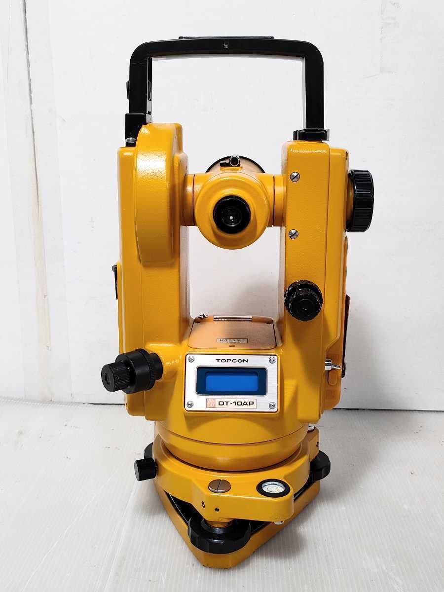 #SK-85☆通電OK！☆測量機器 デジタルセオドライト　メーカー:トプコン/TOPCON 型番:DT-10AP ケース付き！6.8kg 梱包100サイズ_画像3