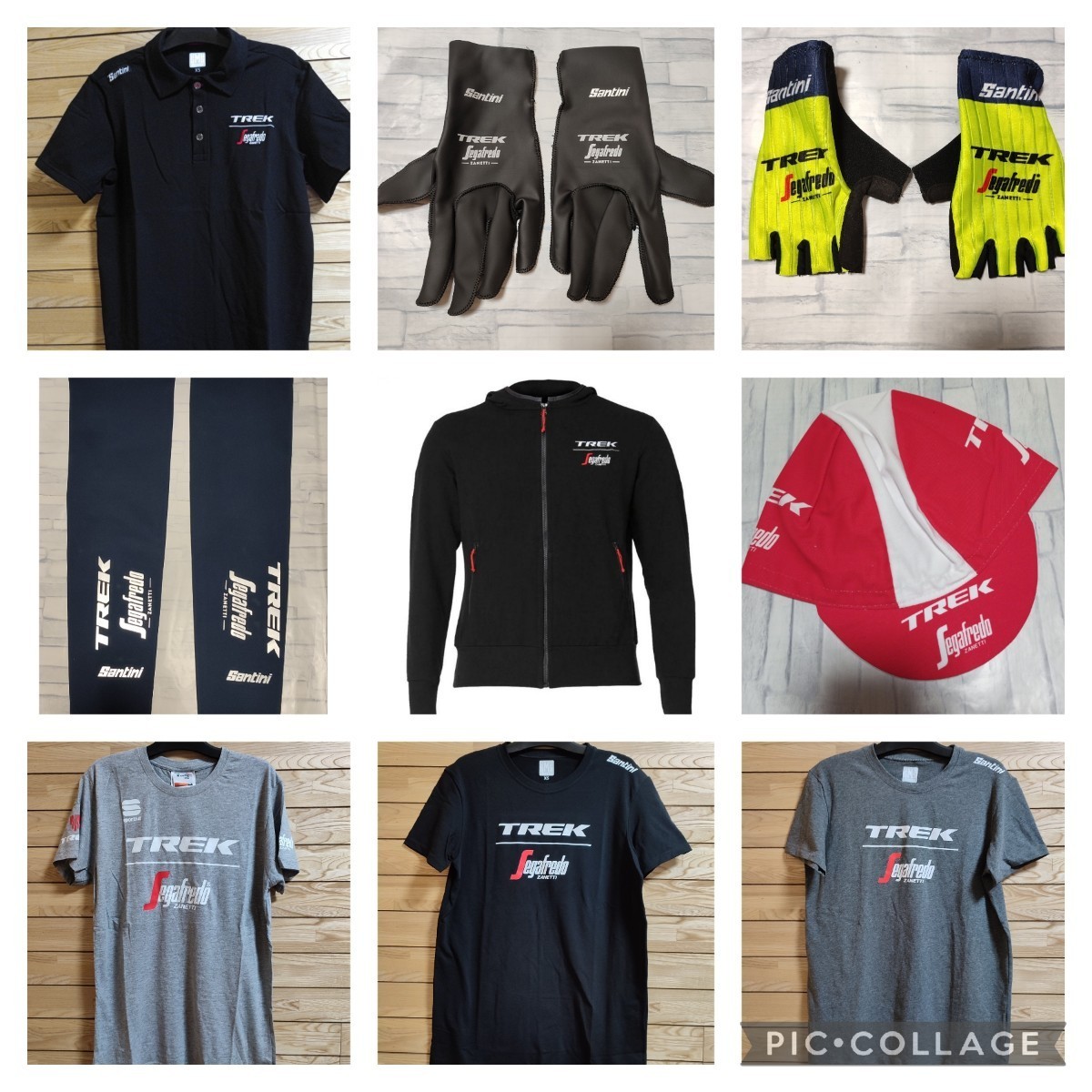 支給品　Trek Segafredo　レインジャケット　トレックセガフレード　S  ロードバイク Santini サイクルジャージ