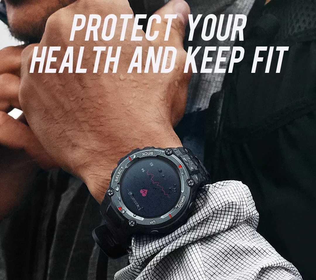 ☆新品 未開封 amazfit T-REX PRO ブラック Meteorite Black スマート