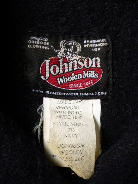 Johnson Woolen Mills Johnson u- Len Mill zCPO рубашка темно-синий melt n производства America производства XS
