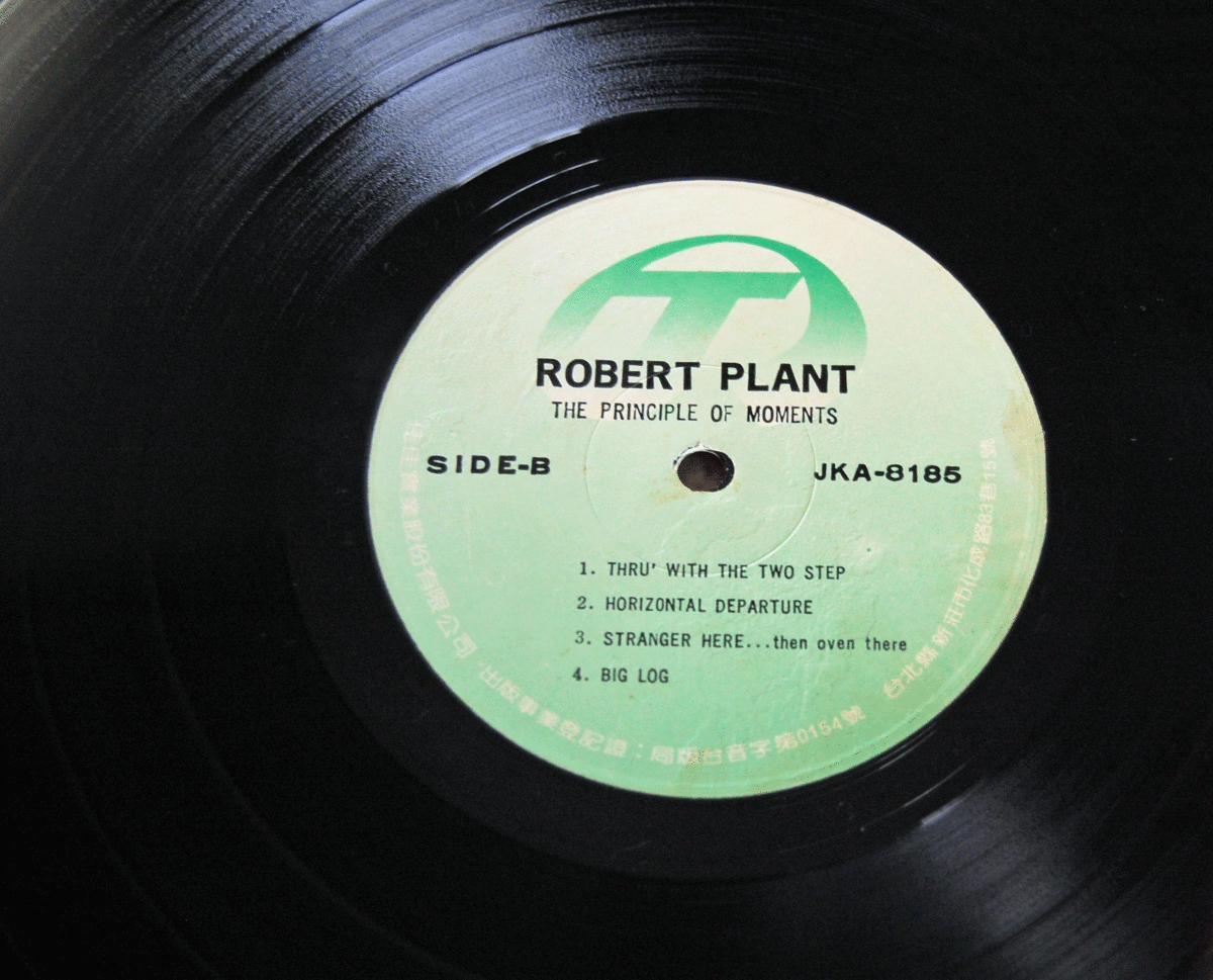 robert plant/THE PRINCIPLE MOMENTS/ロバート・プラント/レコード番号JKA-8185の画像4