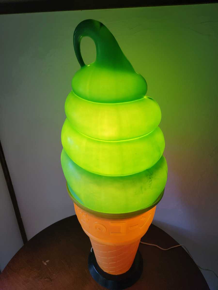 日世 抹茶 ソフトクリーム 看板 電飾 販促 ライト ランプ 日世 抹茶 ソフトクリーム 看板 電飾 販促 ライト ランプ