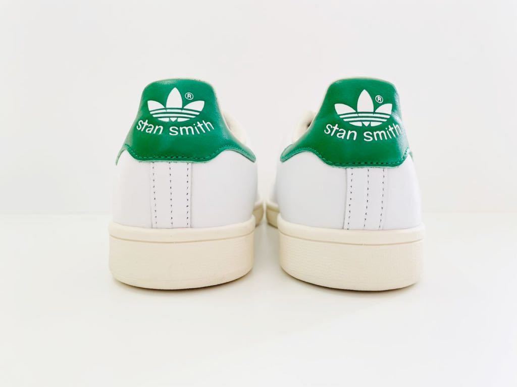 デッド!! 新品!! 19年 ドイツ製 adidas STAN SMITH MIG EE9145 スタンスミス レザー 白 × 緑 天然皮革 us 8 / 26 ㎝ MADE IN GERMANY_画像8