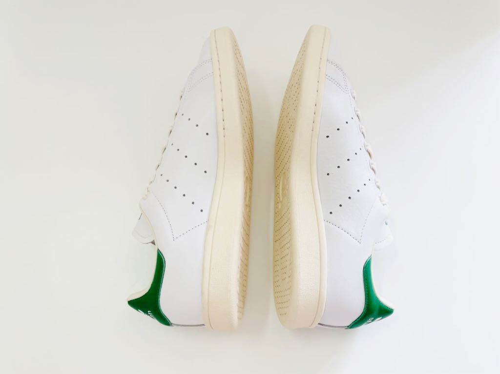 デッド!! 新品!! 19年 ドイツ製 adidas STAN SMITH MIG EE9145 スタンスミス レザー 白 × 緑 天然皮革 us 8 / 26 ㎝ MADE IN GERMANY_画像9