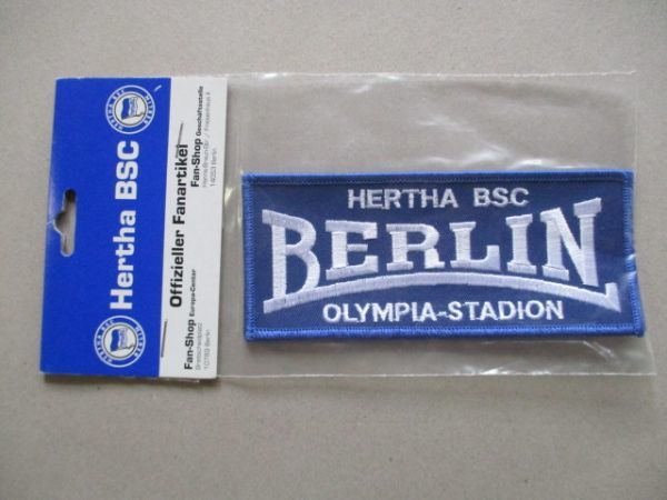 ヘルタ・ベルリン Hertha BSC サッカー刺繍ワッペン/ドイツBundesligaブンデスリーガSOCCERパッチFOOTBALLアップリケpatches V182の画像1