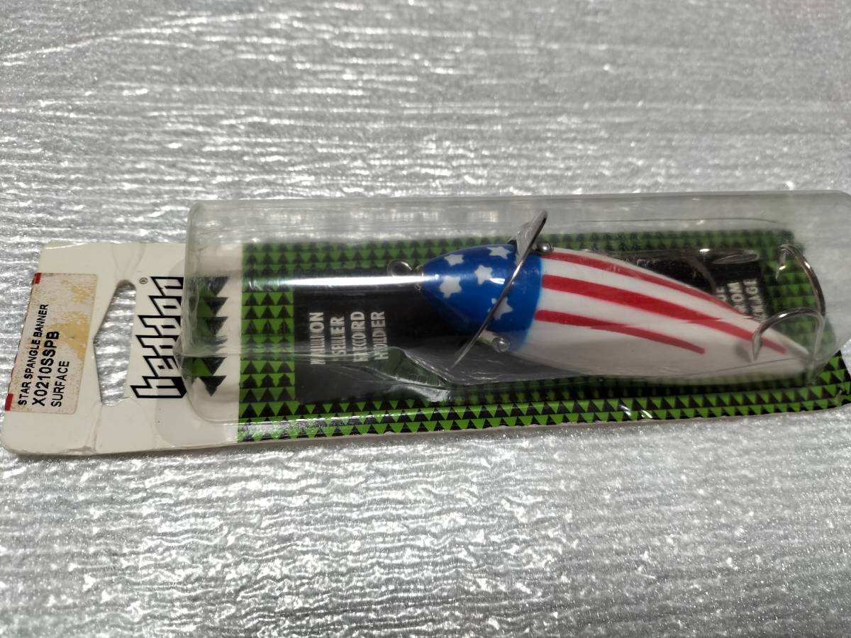 210　サーフェイス　SSPB　星条旗　STAR　SPANGLED BANNER　SURFACE　heddon へドン トップ　TOP　新品購入未使用品
