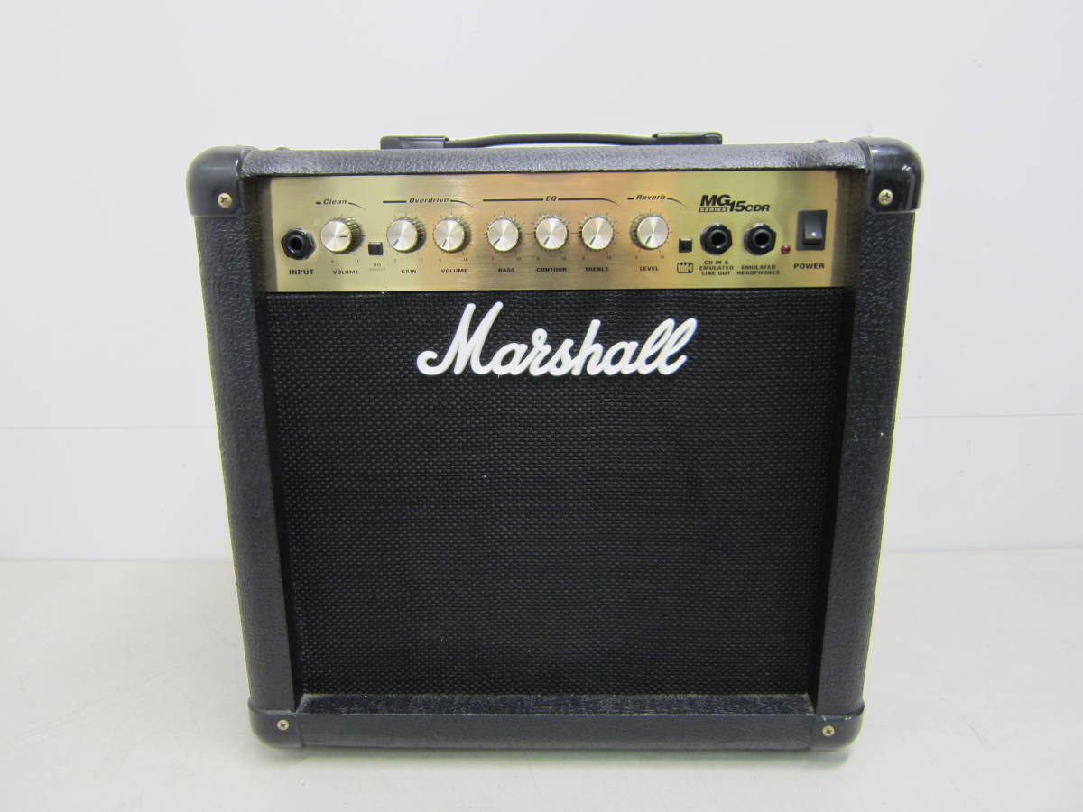 【Marshall ギターアンプ MG15CDR】マーシャル 音響 音出し確認済 中古品