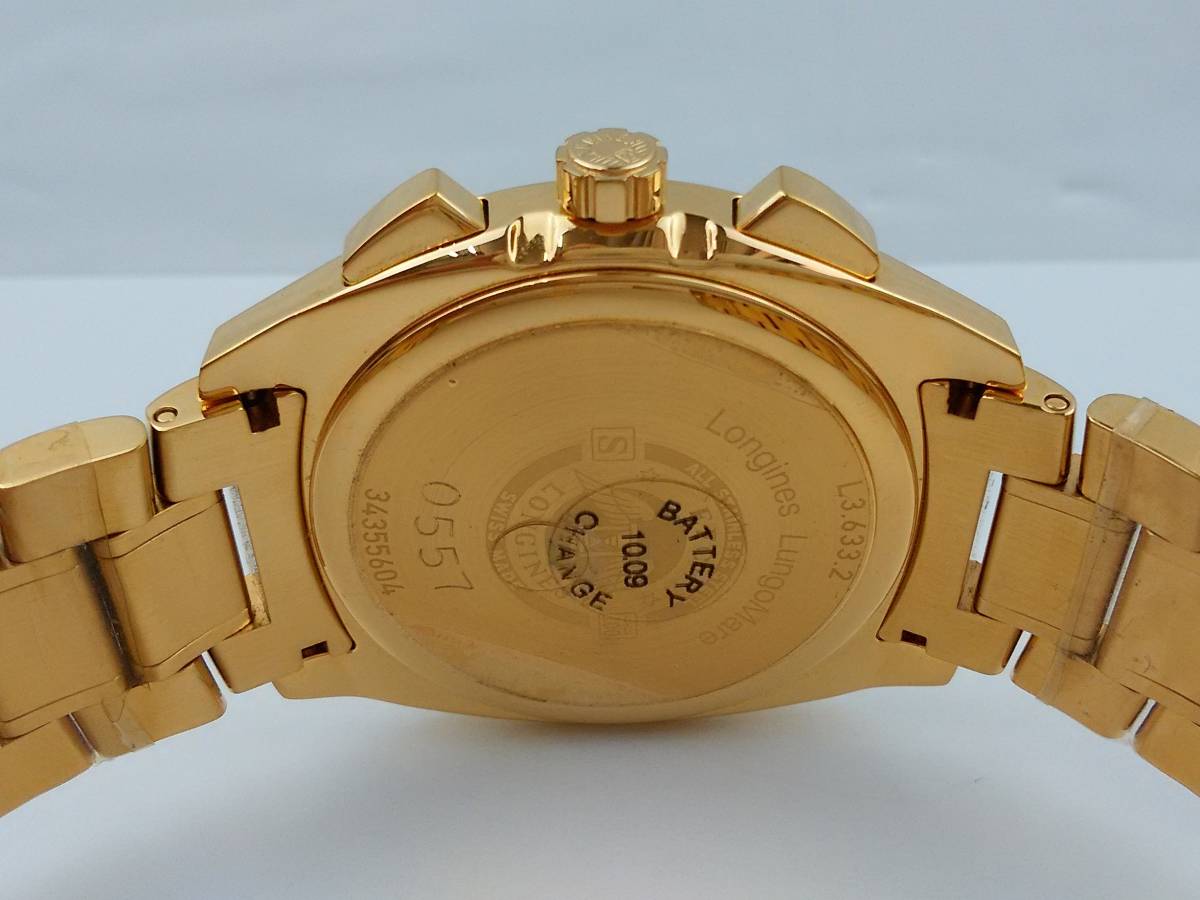 H/ 【未使用】LONGINES ロンジン ルンゴマーレ L3.633.2 クロノグラフ