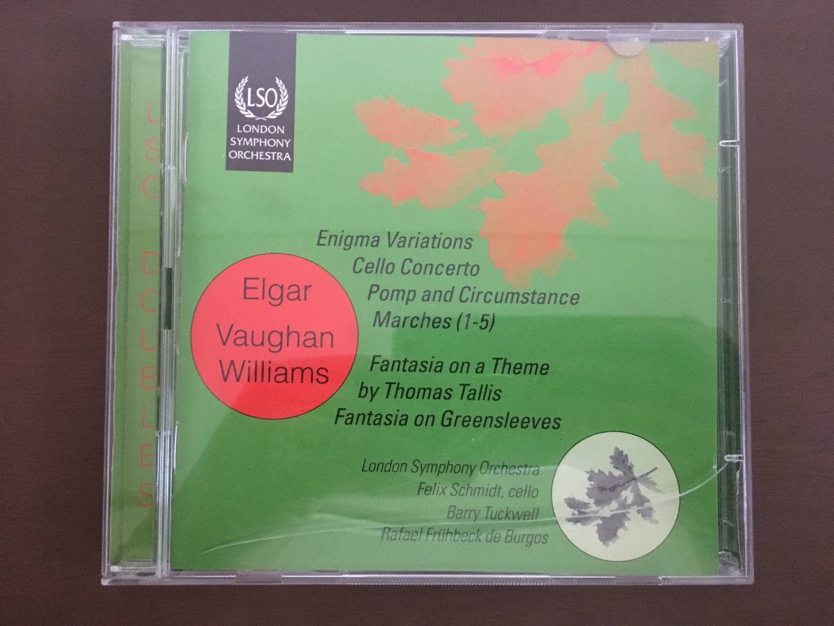 2CD/ELGAR & VAUGHAN WILLIAMS/London Symphony Orchestra/【J16】 /中古_画像1
