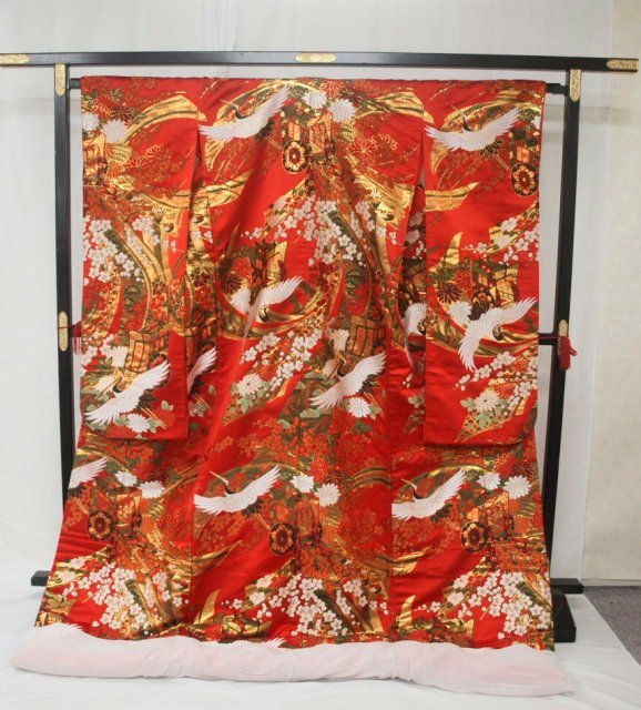 88%OFF!】 貸衣装処分 0522 婚礼 色打掛 和装 花嫁衣装 金