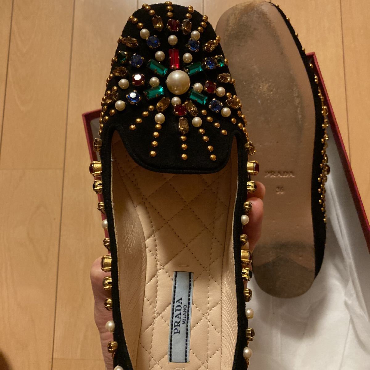 PayPayフリマ|PRADA 美品 パンプス 激安特価 ハロウィン大セール 最終