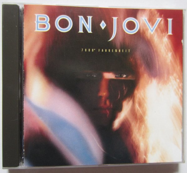 【送料無料】7800°Fahrenheit Bon Jovi ボン・ジョヴィ 7800ファーレンハイト西ドイツ盤（日本仕様）32PD-26 旧規格 日本語解説付_画像1