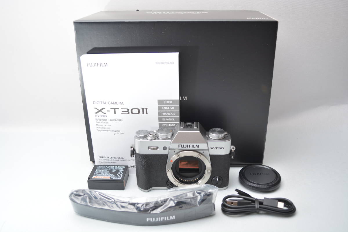 23ショットの特上品!】 富士フイルム ミラーレス一眼 X-T30IIボディ