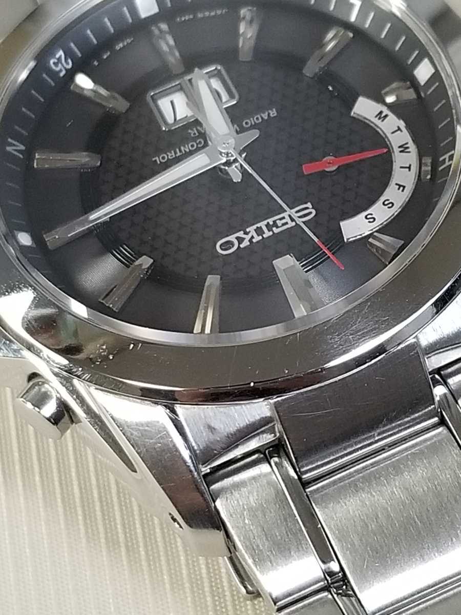 稼働品 SEIKO ビッグデイト スピリット 定価68 250円 電波 稼働品 SEIKO ビッグデイト スピリット 定価68 250円 電波