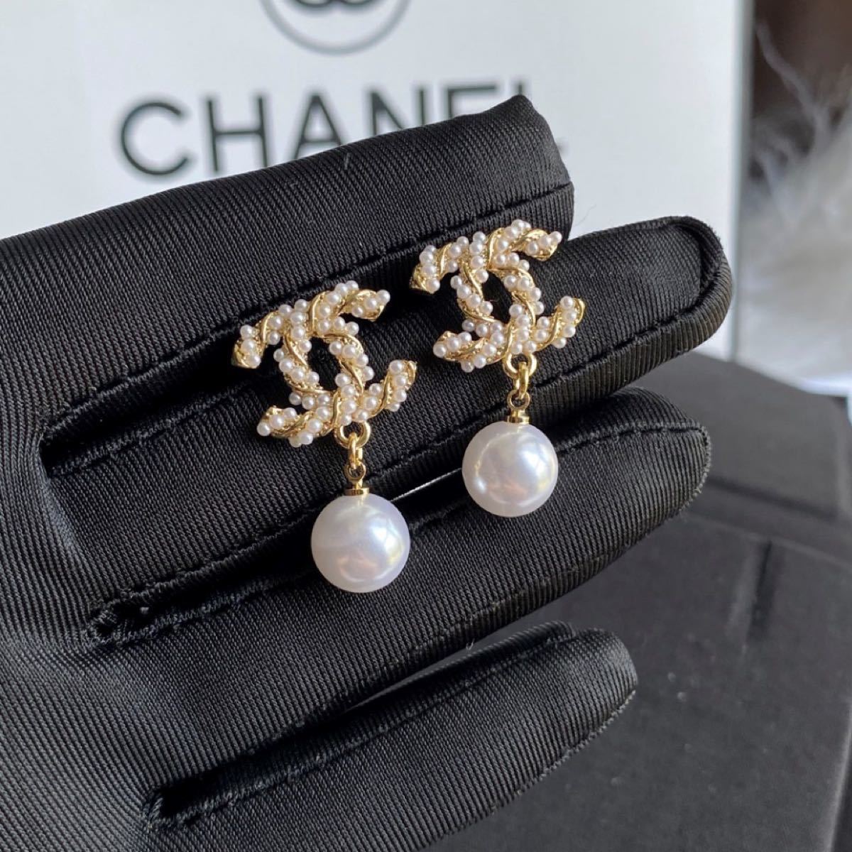 現品限り!シャネルCHANEL パール ピアス
