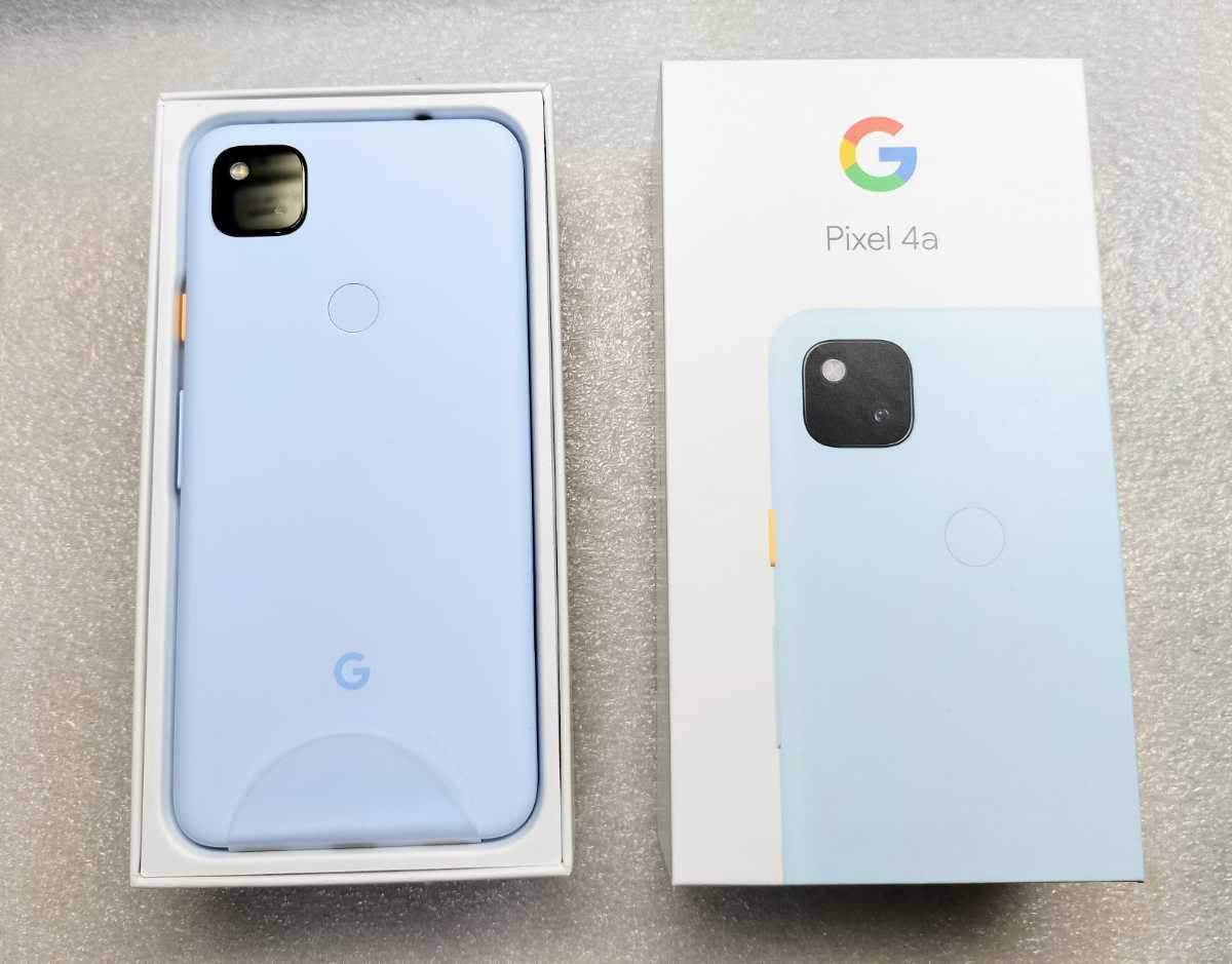 未使用品 Google Pixel 4a simロック解除済 国内版 ケース3点 レンズ