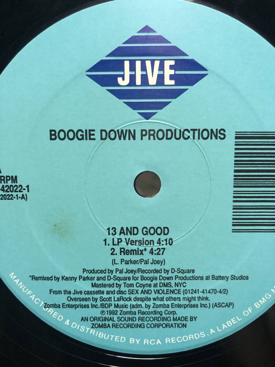 Boogie Down Productions 13 And Good 5枚以上で送料無料！ アングラ koco muroの画像4