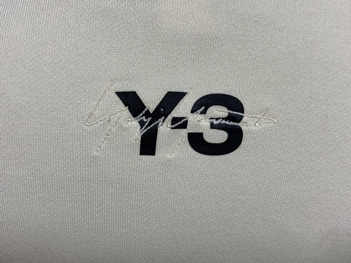 激レア Y-3 アディダス ヨウジヤマモト adidas for Yohji Yamamoto コラボ バックロゴ トレーナー アイボリー シャンパンホワイト 白 XS_画像4
