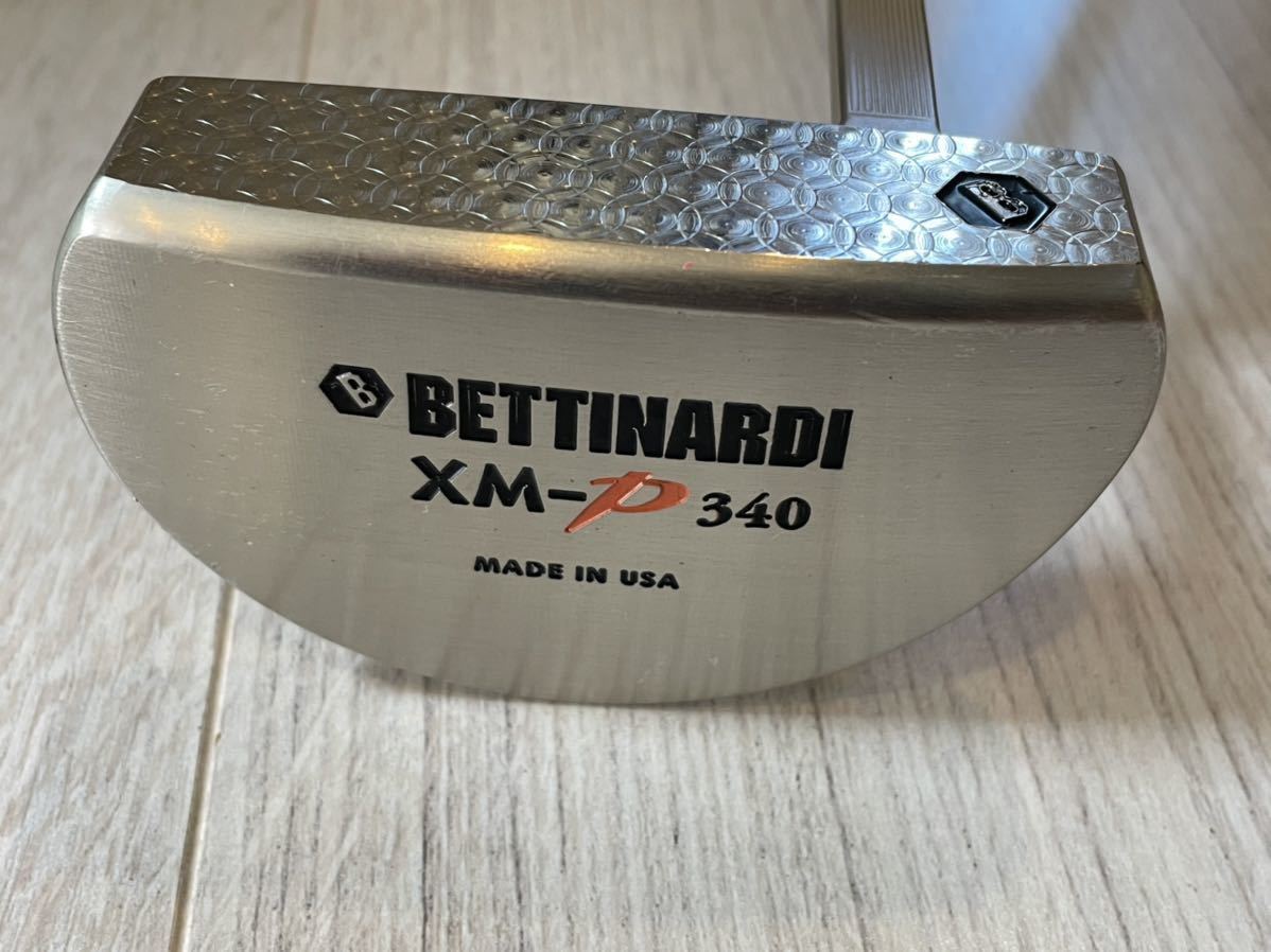 注目ブランド 参考価格55,000円 USA in made 34.5インチ 340パター XM 最安値販売 マル様専用ベティナルディのスタジオSB-10のパター クラブ
