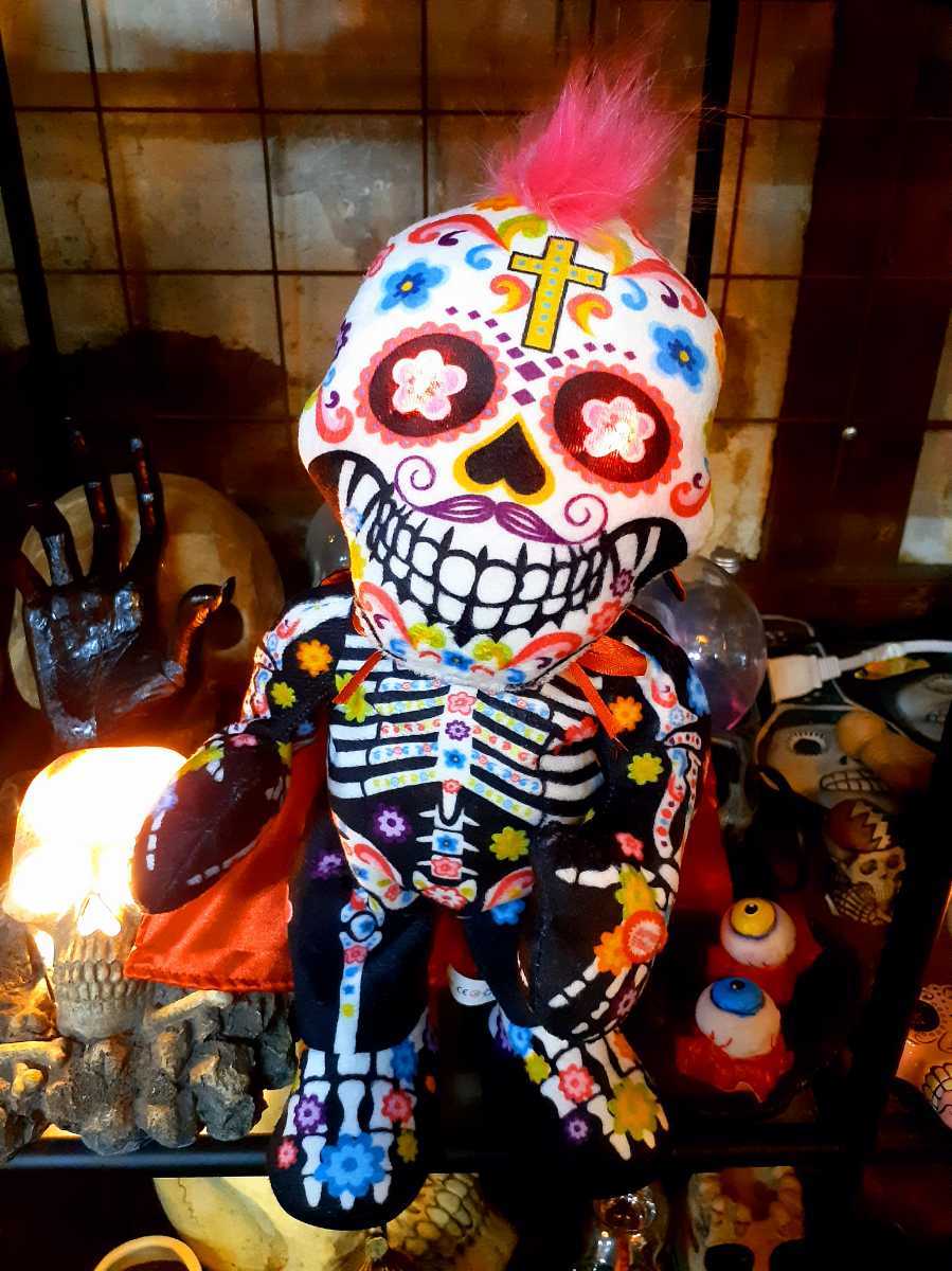  american miscellaneous goods gothic horror Halloween style mohi can shuga- Skull car uto doll skull doll 
