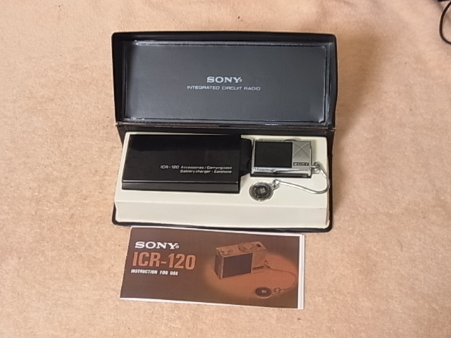  SONY【ICR-120 】 ヴィンテージ スピーカーで鳴る世界最小マッチ箱ラジオ ♪中古品 管理 22011882_画像9