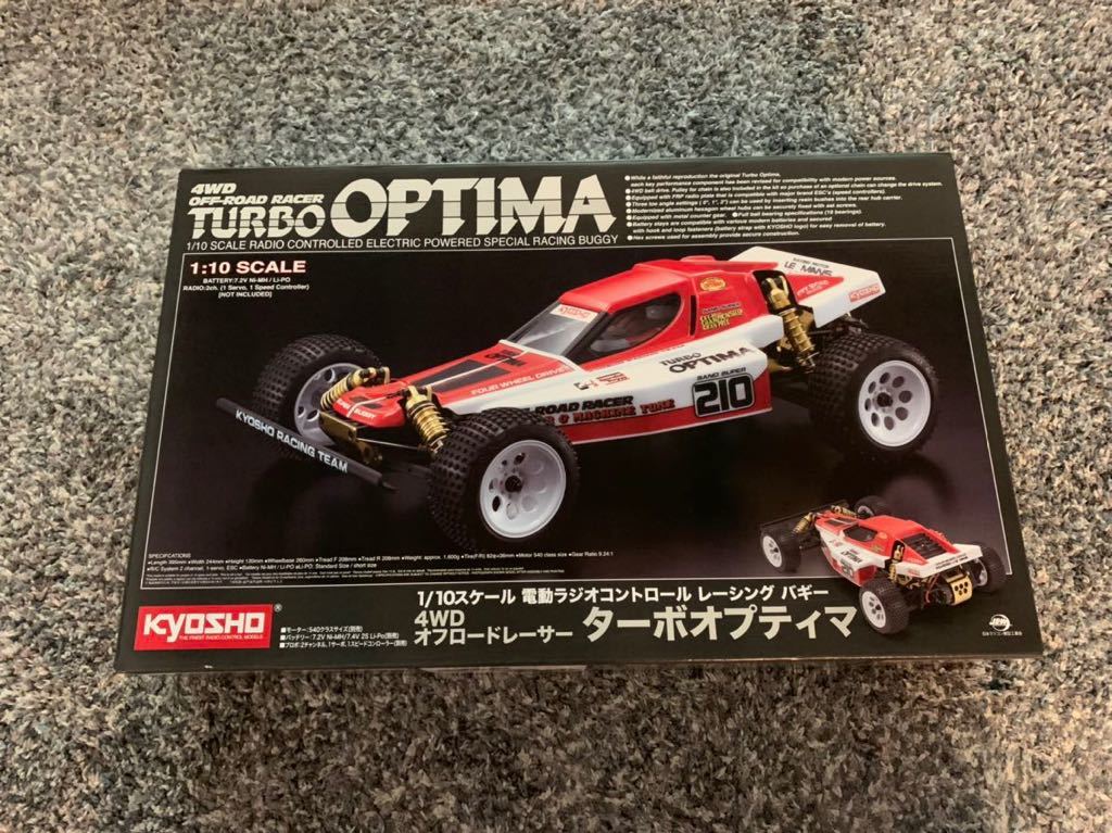 京商 1/10 電動ラジオコントロールレーシング バギー 4WD オプティマ