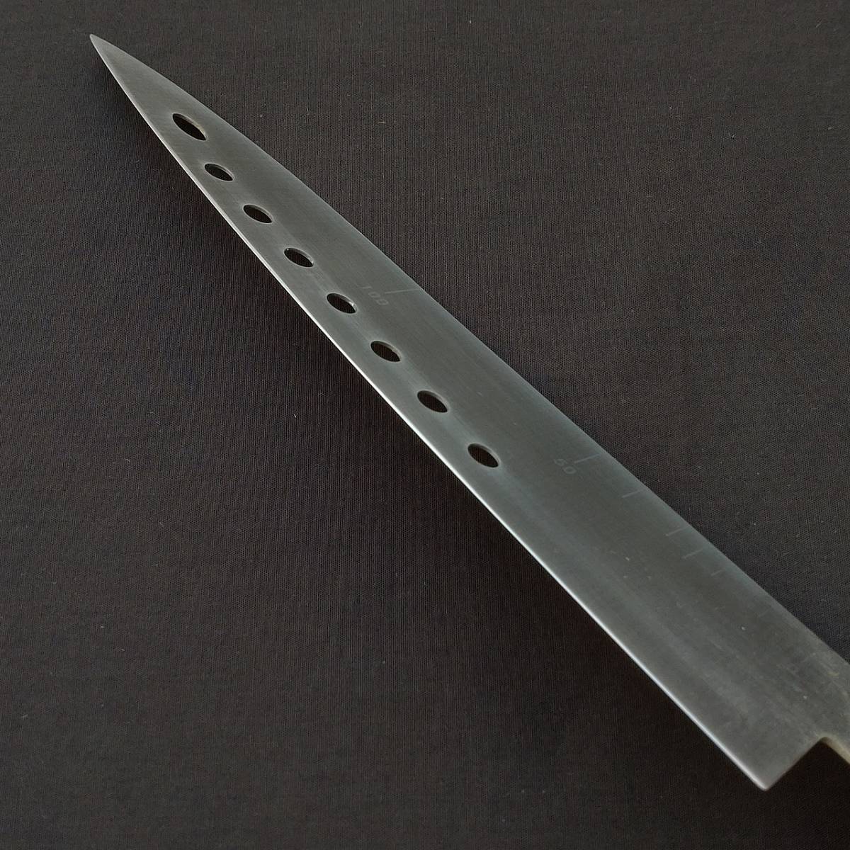 ぺティナイフ 洋包丁 堺石藤 SAKAI ISHITO 日本鋼 刃長約130㎜ 鍔付 庖丁 刃物 Japanese Kitchen Knife Petty knife　 【3278】_画像7