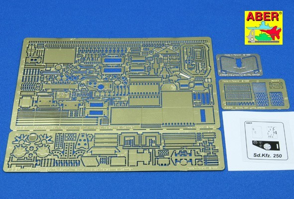 アベール 35073 1/35 ドイツ Sdkfz250NEU装備一般 インテリア（グンゼ用）_画像1