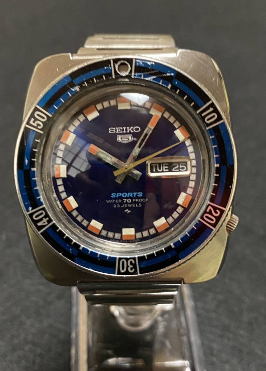 美品！ セイコー 5 スポーツ 5126-8120 『少し残念』 SEIKO 5SPORTS _4月にオーバーホール 済です！