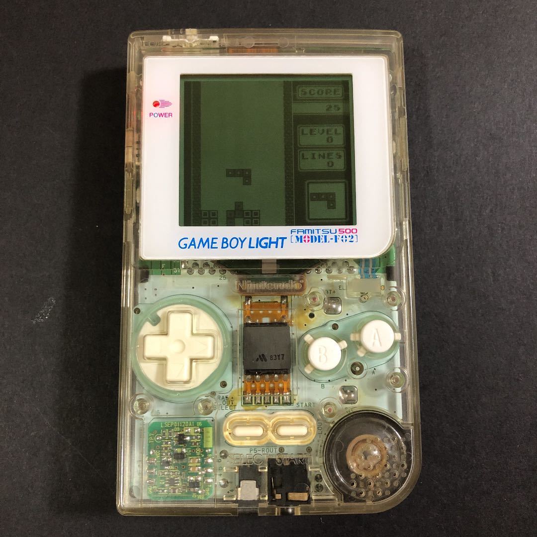 ゲームボーイライト スケルトン ファミ通モデル