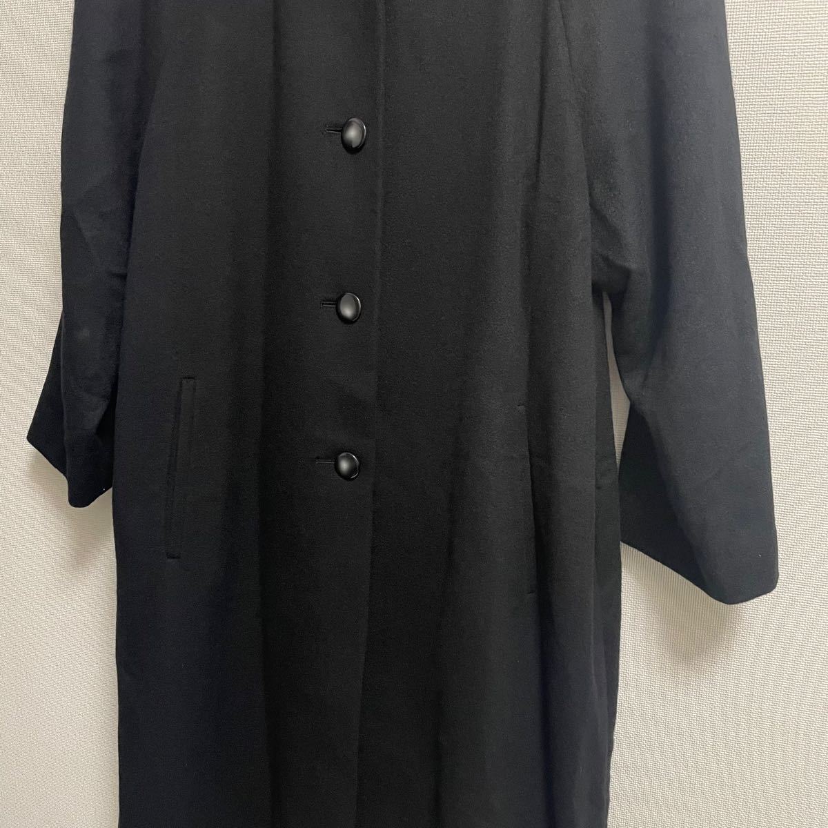 大人気新品 カシミア100% ロングコート ブラック www.instantupright.com