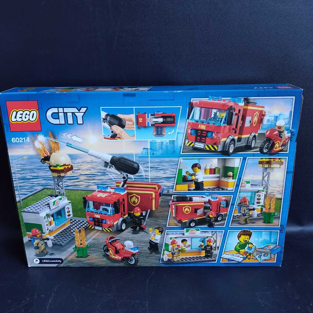 【未開封品】LEGO レゴ 60214 LEGO CiTY レゴシティ ハンバーガーショップの火事 おもちゃ コレクション 【管V83-2209】_画像5