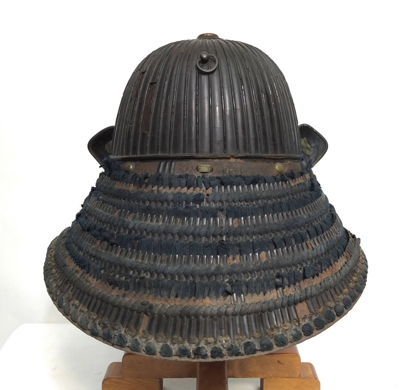 黒漆塗六十二間筋兜 *兜鎧甲冑武士戦陣弓 黒漆塗六十二間筋兜 *兜鎧甲冑武士戦陣弓