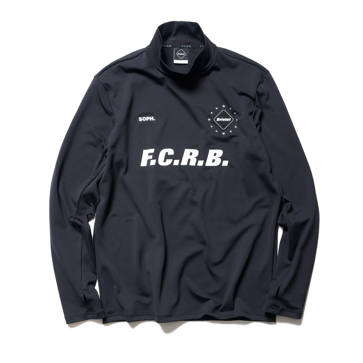 F.C.Real Bristol　L/S WIND PROOF MOCK NECK TOP